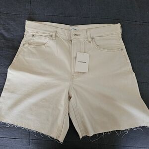 Everlane Off-White Jean Shorts